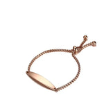 Engraved Stainless Steel ID Bracelet for Women