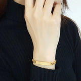 Customizable Name Emergency Bracelets for Kids - Braided Chain Bangle