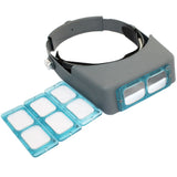 Adjustable Double Lens Headband Reading Magnifier Head-mounted Loupe Magnifying
