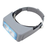 Adjustable Double Lens Headband Reading Magnifier Head-mounted Loupe Magnifying