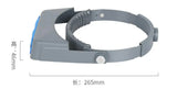 Adjustable Double Lens Headband Reading Magnifier 4 Magnification