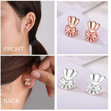 Heart Stud Back Lifters Earring Lifts Adjustable Ear Lobe Support