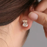 Heart Stud Back Lifters Earring Lifts Adjustable Ear Lobe Support