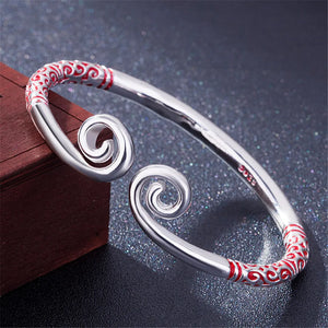 Adjustable Explosivea Couple Bracelet Monkey King Thai Silver Bracelet
