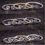 Adjustable Explosivea Couple Bracelet Monkey King Thai Silver Bracelet
