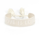 Adjustable Fabric Braided Bracelet Femme Tassel Bracelet