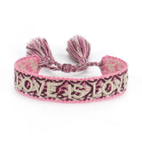 Adjustable Fabric Braided Bracelet Femme Tassel Bracelet