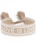 Adjustable Fabric Braided Bracelet Femme Tassel Bracelet