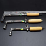 Gas Torch with Wood Handle - Adjustable Flame