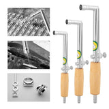 Adjustable Flame Gas Welding Torch Solder Wood Handle Jewelry Making Torch