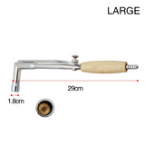 Adjustable Flame Gas Welding Torch Solder with Wood Handle