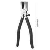 Adjustable Flat End Jewelry Pliers Glass Wire Drawing Pliers