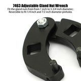Adjustable Gland Nut Wrench 7463 for Hydraulic Cylinders Tractor Loaders