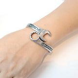 Adjustable Hip-hop Wrench Bracelet Spanner Lever Tool Bangle