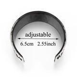Adjustable Hollow Big Arm Cuff Armlet Armband Metal Bangle Bracelet