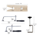Adjustable Wax Ring Cutting Tool Kit with Blades