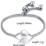Adjustable Pearl Bracelets Women Link Friendship Bracelet