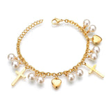 Adjustable Pearl Bracelets Women Link Friendship Bracelet