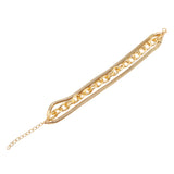 Adjustable Layered Bracelet Men Fashionable Alloy Bracelet Jewelry Accessory