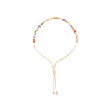 Adjustable Rainbow Zircon Tennis Bracelet Wedding Jewelry