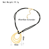 Vintage Ethnic Style Boho Pendant Necklace Women Christmas Jewelry Gift
