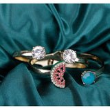 Adjustable Watermelon Bracelets Pair