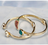 Adjustable Watermelon Bracelets Pair