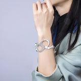 Adjustable Scissors Bracelet Stainless Steel Bangle