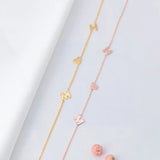 Adjustable Personalised Initial Bracelet Lady Charm Name Bracelet