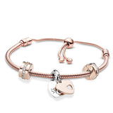 Adjustable Snake Bone Chain Bracelet with Positioning Buckle
