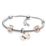 Adjustable Snake Bone Chain Bracelet with Positioning Buckle