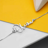 Custom Name Anklet - Adjustable Box Chain Ankle Bracelet