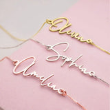 Custom Name Anklet - Adjustable Box Chain Ankle Bracelet