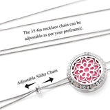 Adjustable Snake Chain Oil Diffuser Necklace