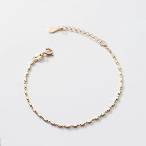 Adjustable Square Tennis Bracelet 925 Sterling Silver