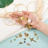 Adjustable Steel Bangle DIY Bracelet Jewelry Making Kit