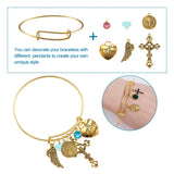Adjustable Steel Bangle DIY Bracelet Jewelry Making Kit