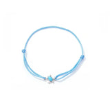 Adjustable 925 Silver Bracelet with Turtle Charm