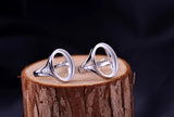925 Silver Ring Base Adjustable Oval Blank