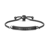 Adjustable Urn Bracelet for Ashes, Personalized Stainless Steel Bangle
