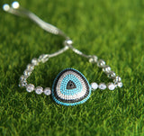 Adjustable Eye Tennis Chain CZ Bracelet