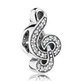 Carousel Theater Masks Music Note Charm Fit Europe Bracelet