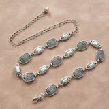 Vintage Carved Waist Chain Belt for Women Dress Sweater Coat