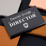 Customizable Metal Business Card Holder for Boyfriend