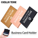 Customizable Metal Business Card Holder for Boyfriend