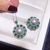 Women Necklace Pearl Zircon Jewelry Girl's Holiday Gift