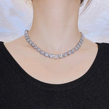 Rainbow Necklace Sweater Chain Female Brilliant Jewelry Girl Gift Party