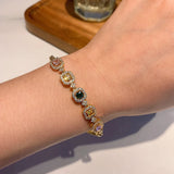 Sophisticated Tourmaline Diamond Bracelet for Women