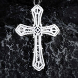 Emerald Cross Necklace Female Zircon Jewelry Girl's Gift