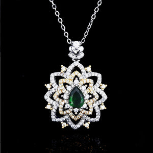 Elegant Emerald Necklace for Women - Perfect Holiday Gift